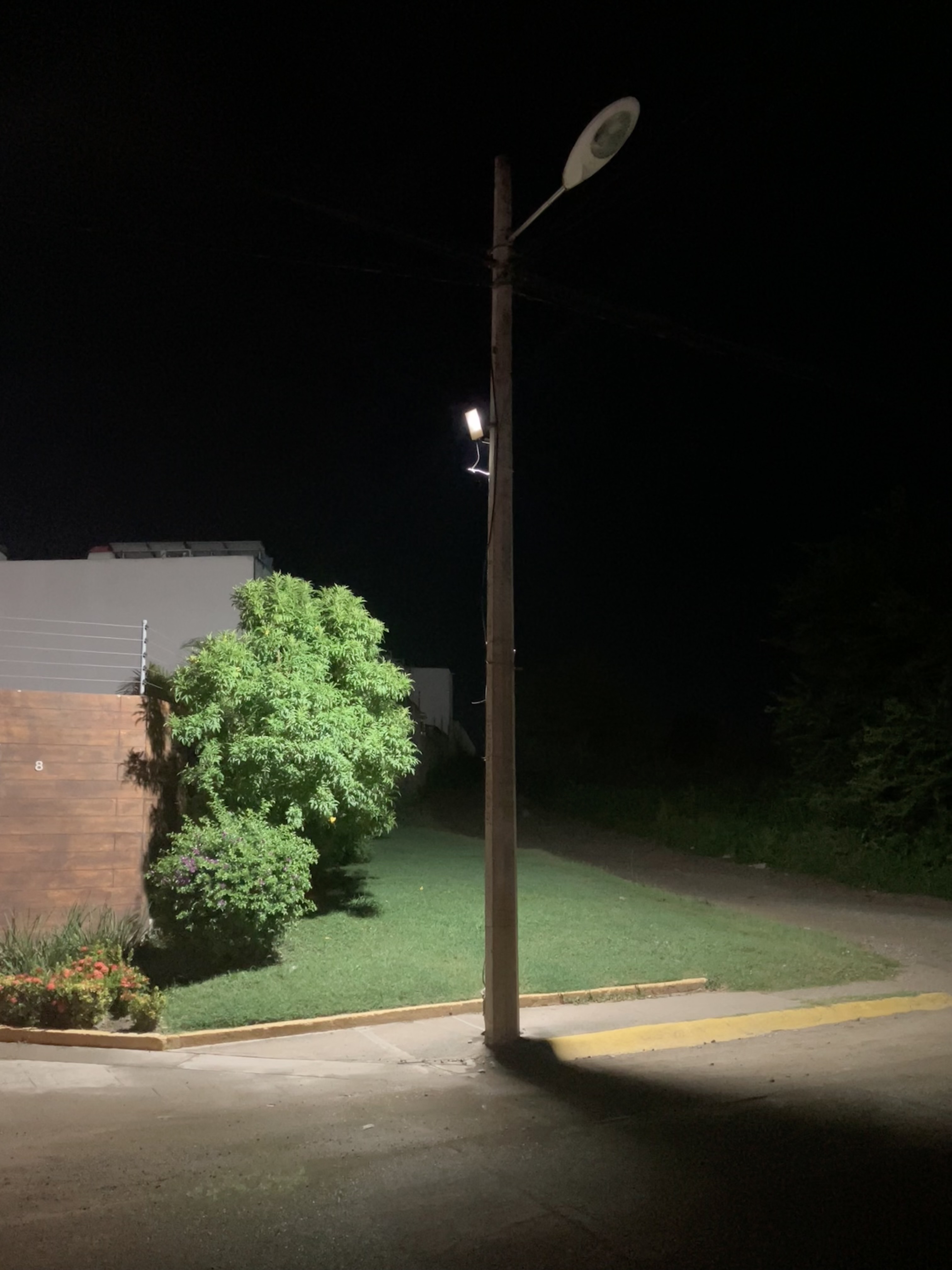 The small lamp off