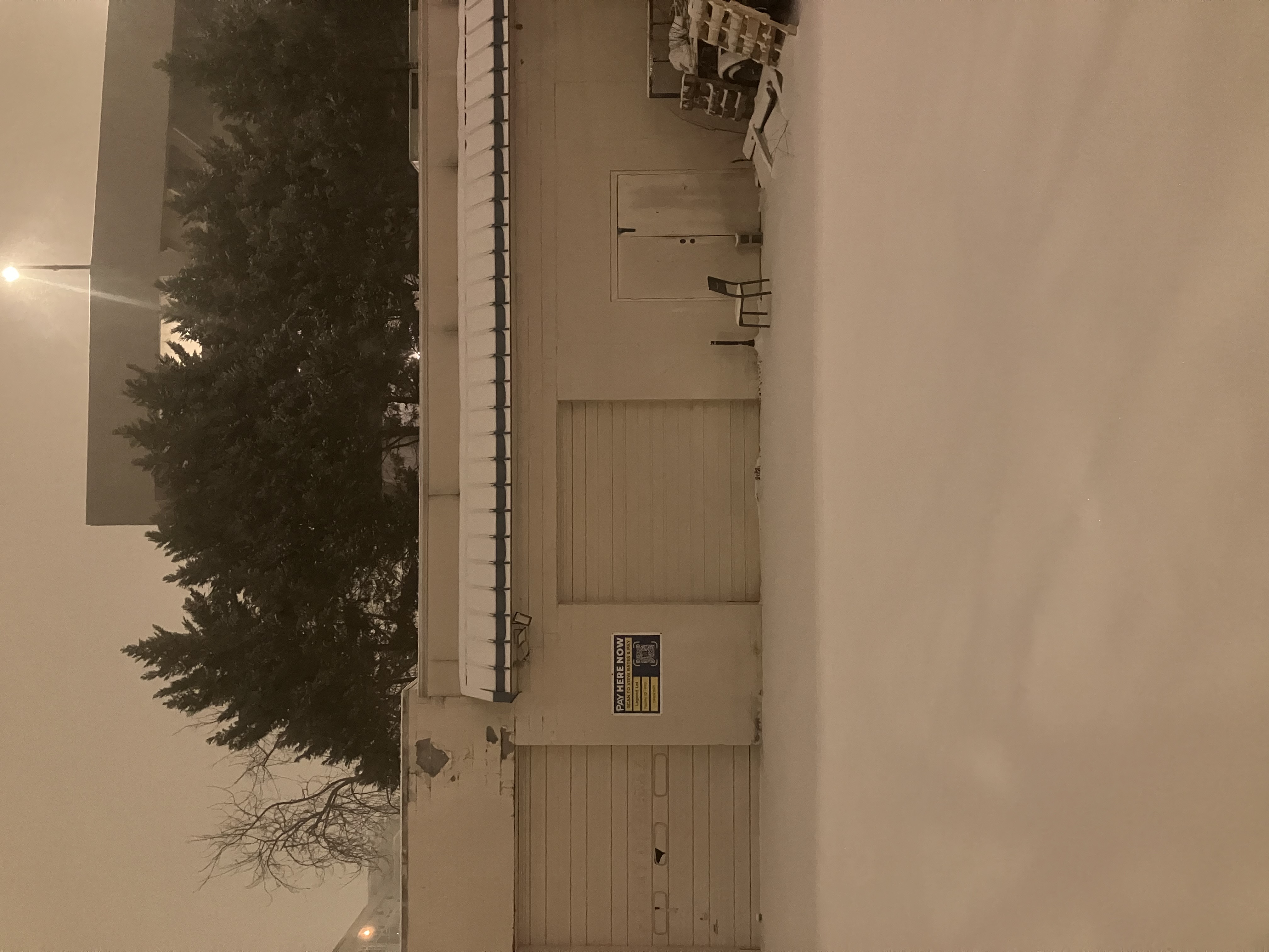 The winter light off